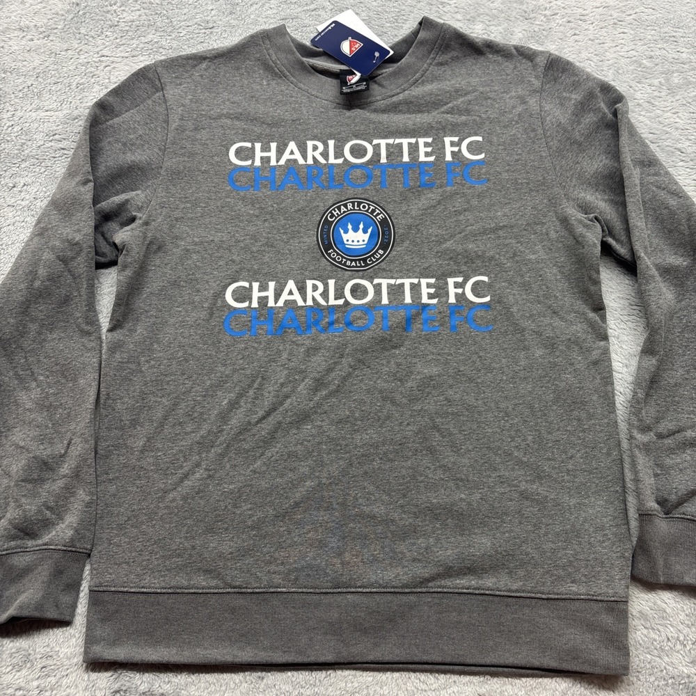 Charlotte Football Club Crew Neck‎ Sweatshirt Men's Medium MLS Soccer